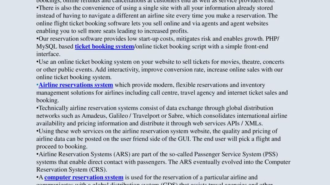 ⁣AIRLINE TICKETING SYSTEM