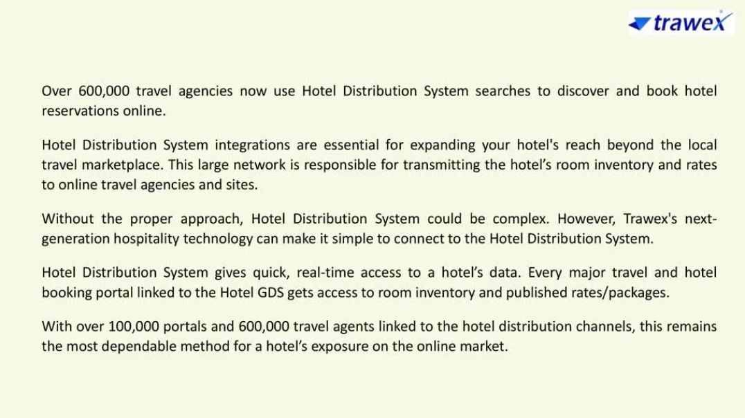 ⁣Hotel Distribution System