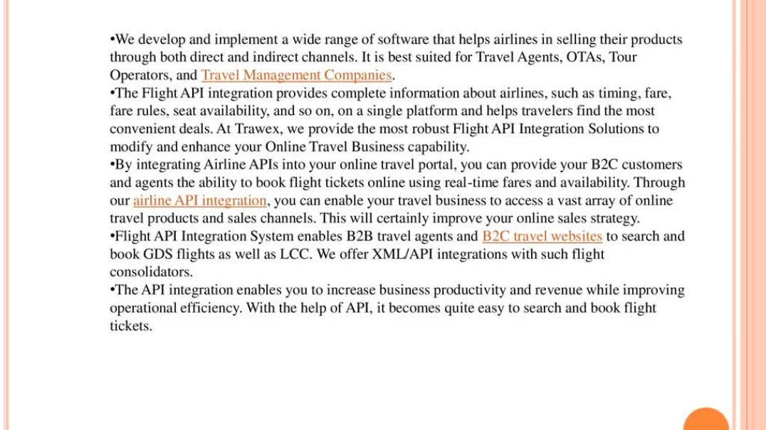 ⁣AIRLINE FLIGHT API INTEGRATION