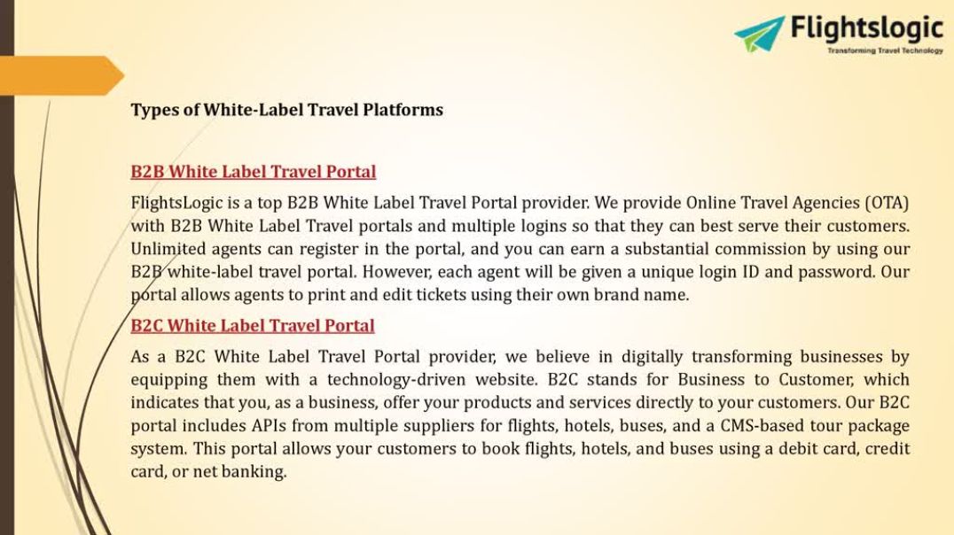 ⁣White Label Travel Platform