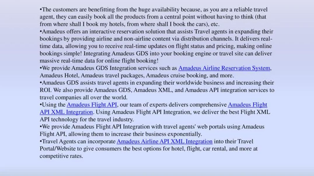 ⁣AMADEUS FLIGHT API INTEGRATION