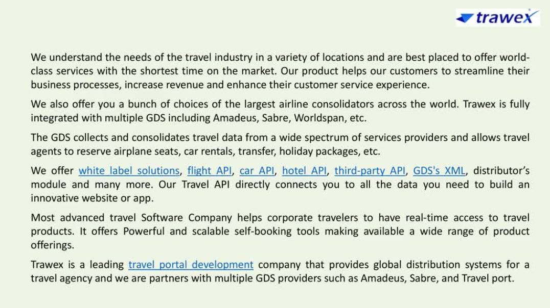 ⁣Travel Technology Software