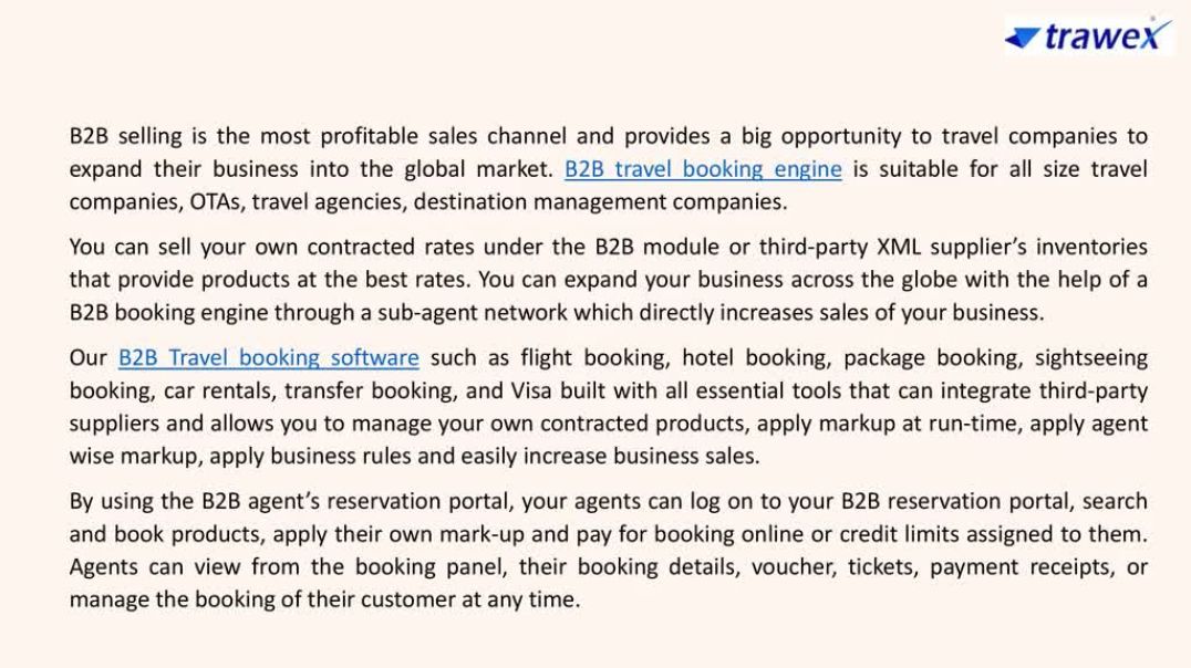 ⁣B2B Online Travel Software