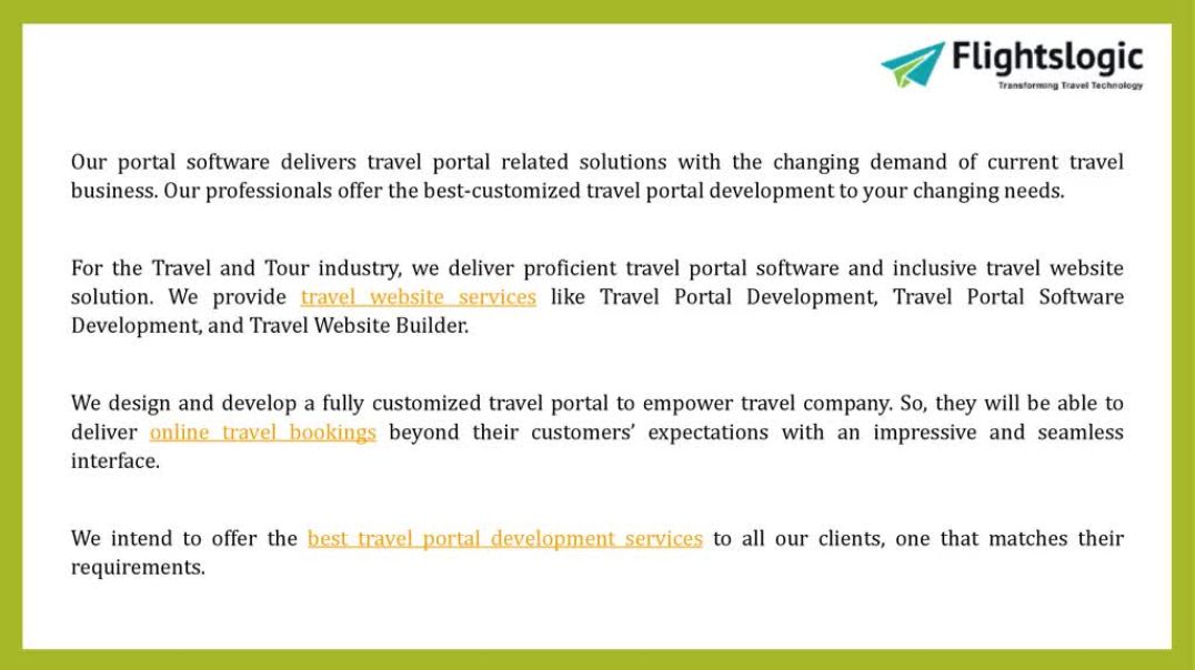 ⁣Travel Portal Development (3)