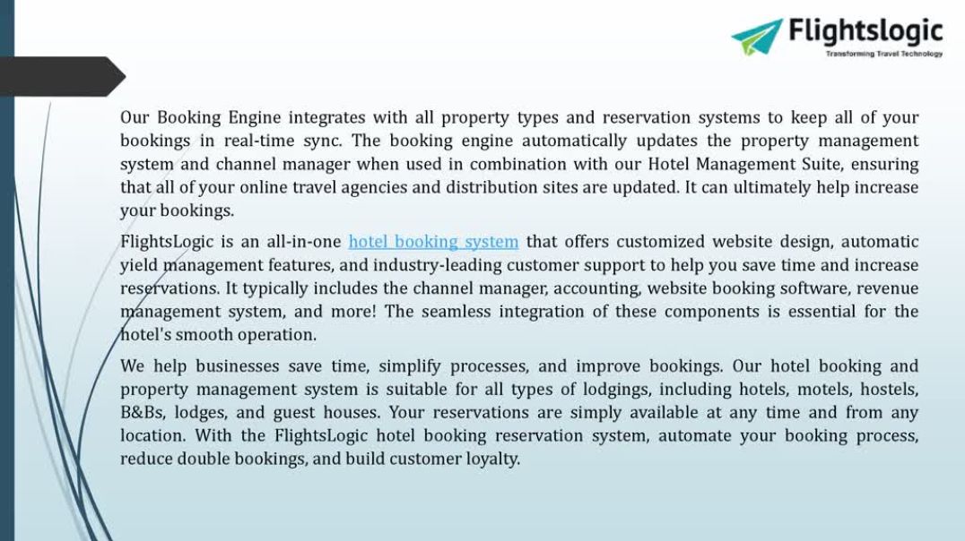 ⁣Hotel Booking Reservation System